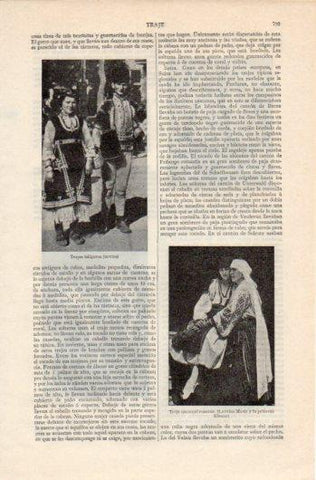LAMINA V39624: Traje nacional de Rumania