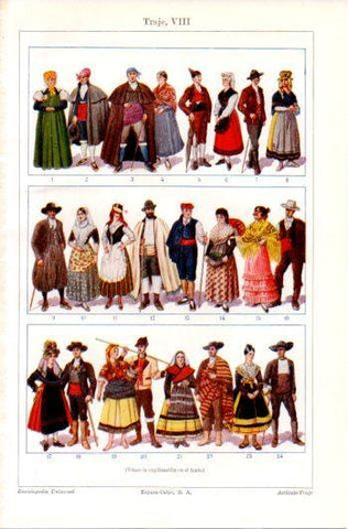 LAMINA V39616: Traje VIII