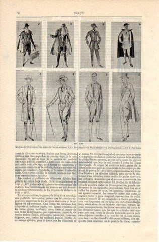 LAMINA V39619: Trajes masculinos por Bussy Cappiello y Boris