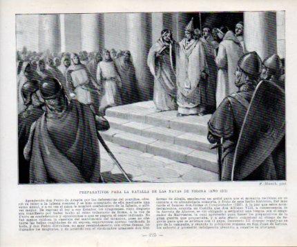 LAMINA V39030: Preparativos para la Batalla de las Navas de Tolosa año 1212