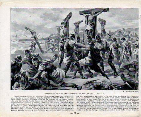 LAMINA V38941: Despedida de los Cartagineses de España por M. Navarrete