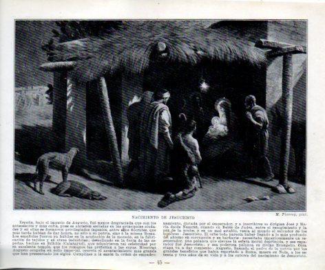 LAMINA V38943: Nacimiento de Jesucristo por M. Pierrey
