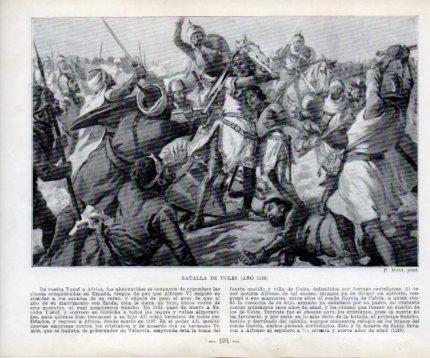 LAMINA V39015: Batalla de Ucles por F. Mota