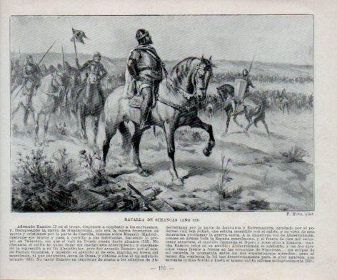 LAMINA V38997: Batalla de Simancas por F. Mota