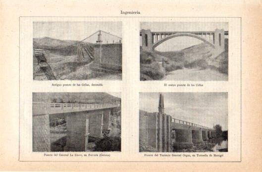 LAMINA V39267: Antiguo y nuevo puente de las Cellas, 