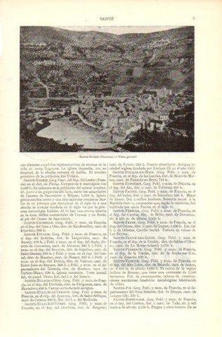 LAMINA V39280: Vista general de Sainte Enimie, Francia