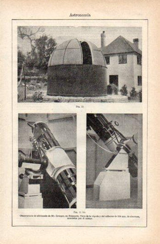 LAMINA V39261: Observatorio de Mr. Granger en Bramcote