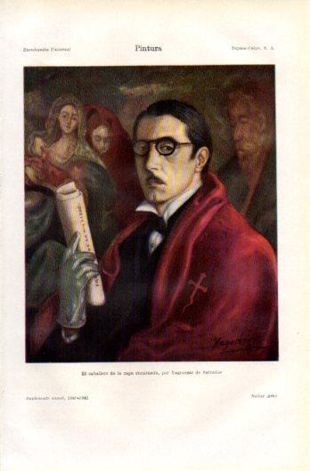 LAMINA V39259: El caballero de la capa encarnada por Yagocesar de Salvador