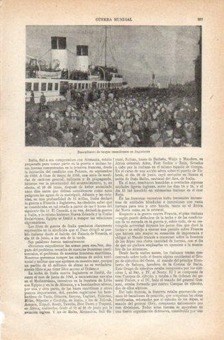 LAMINA V39242: Desembarco de tropas de Canada en Inglaterra