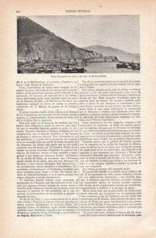 LAMINA V39244: Vista del puerto de Oran