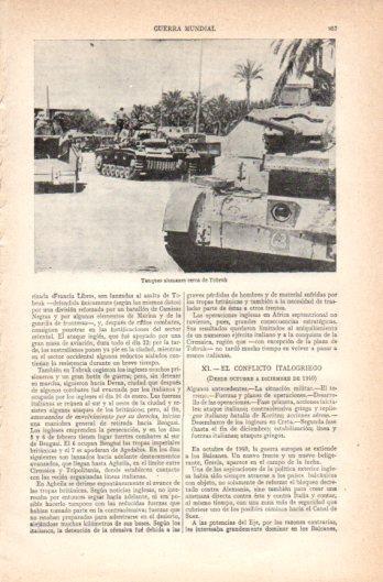 LAMINA V39246: Tanques alemanes cerca de Tobruk