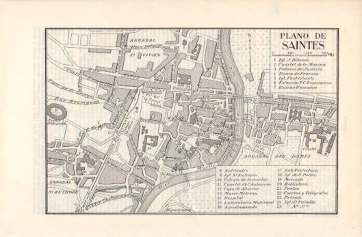LAMINA V39320: Plano de Saintes