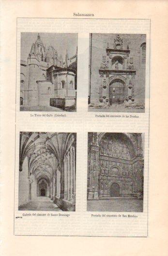 LAMINA V39327: Edificios en Salamanca