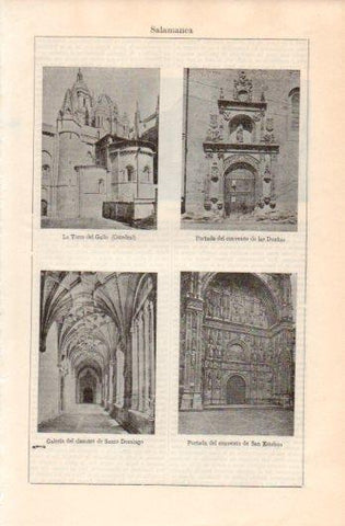 LAMINA V39327: Edificios en Salamanca