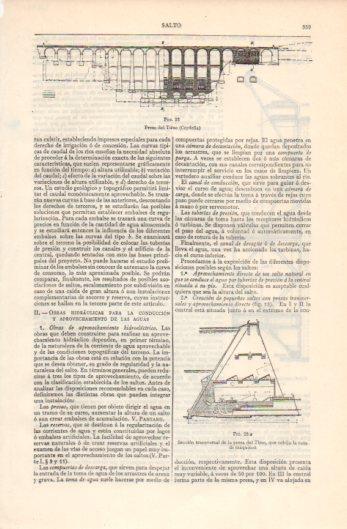 LAMINA V39335: Presa del Tirso en Cerdeña dibujo