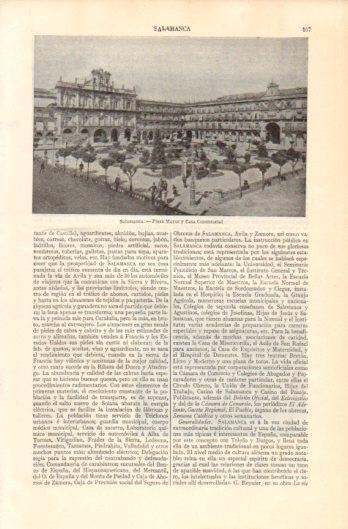 LAMINA V39287: Plaza Mayor y Ayuntamiento en Salamanca