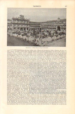 LAMINA V39287: Plaza Mayor y Ayuntamiento en Salamanca