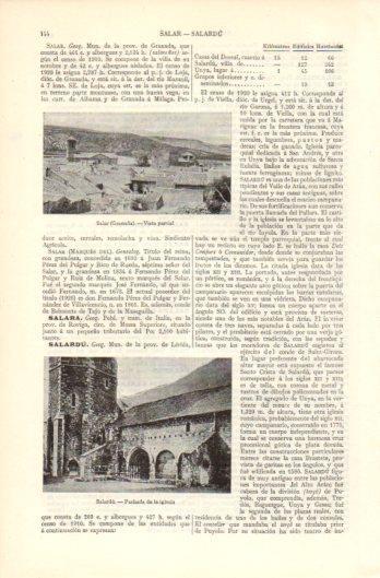 LAMINA V39289: Vista de Salar e iglesia de Salardu