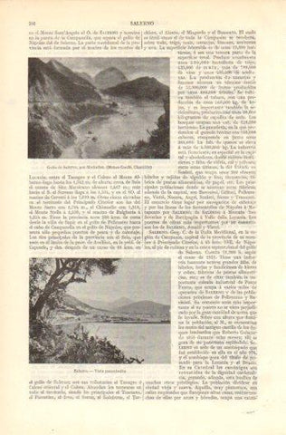 LAMINA V39295: Vista panoramica de Salerno