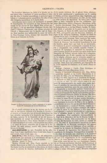 LAMINA V39298: Maria Auxiliadora en Iglesia de los PP. Salesianos en Sarria, Barcelona