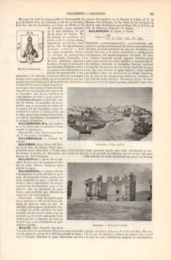 LAMINA V39305: Vista y ruinas del Castillo de Salobreña
