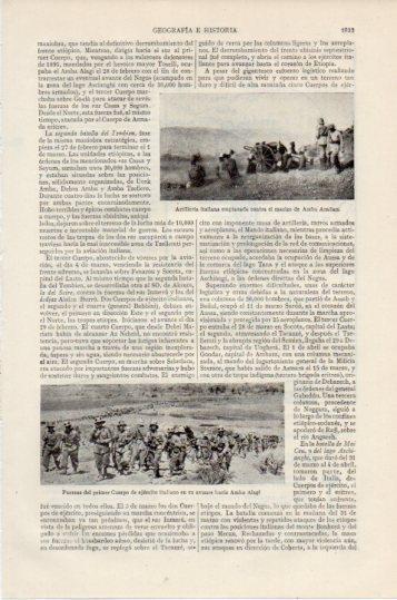 LAMINA V39179: Artilleria italiana en Amba Aradam