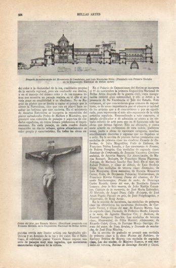 LAMINA V39212: Proyecto de restauracion del Monasterio de Guadalupe