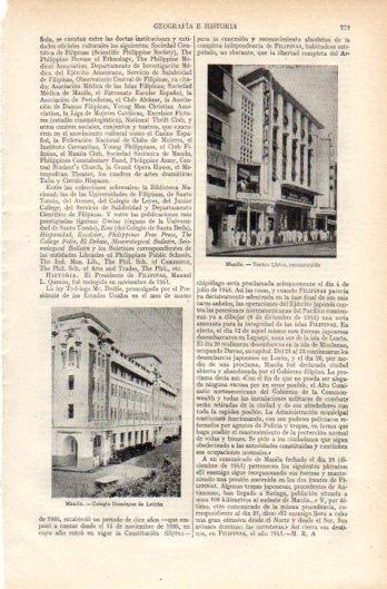 LAMINA V39223: Colegio Dominico y Teatro Lirico en Manila