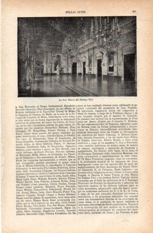 LAMINA V39209: Sala Blanca del Palazzo Pitti