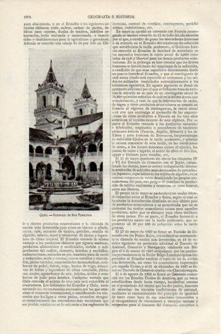 LAMINA V39186: Convento de San Francisco en Quito