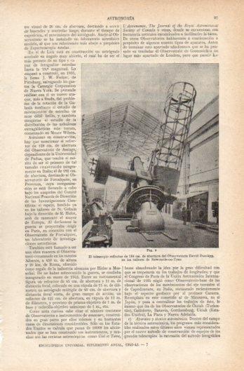 LAMINA V39204: Telescopio del Observatorio David Dunlapp