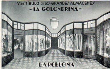 POSTAL PV09883: Almacenes La Golondrina, Barcelona