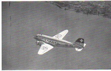 POSTAL PV09892: Douglas Swissar D. C. 3
