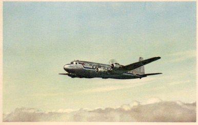 POSTAL PV09896: Four-engined SAS aircraft, Douglas DC-6 with 48 seats
