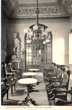 POSTAL PV09854: Ateneu Barcelones, sala de conversa