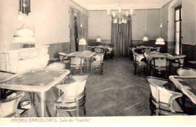 POSTAL PV09855: Ateneu Barcelones, Sala de Tresillo