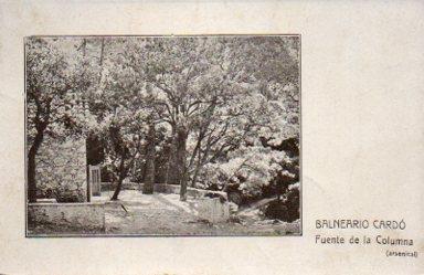 POSTAL PV09874: Fuente de la Columna en Balneario Cardo