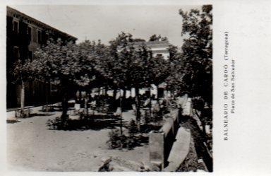 POSTAL PV09875: Plaza de San Salvador Balneario de Cardo, Tarragona