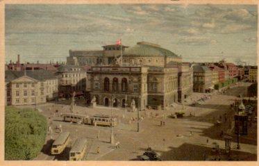 POSTAL PV09964: The Royal Theatre, Copenhague