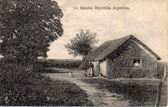 POSTAL PV09914: Rancho en Argentina