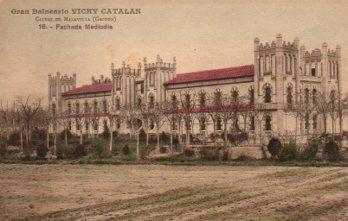 POSTAL PV09936: Gran Balneario Vichy Catalan en Caldas de Malavella, fachada Mediodia