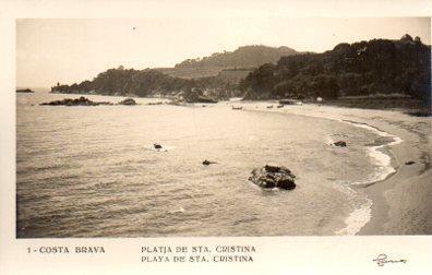 POSTAL PV09753: Platja de Santa Cristina, Costa Brava
