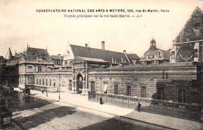 POSTAL PV09764: Façade principale Conservatoire National des Arts Metiers, Paris