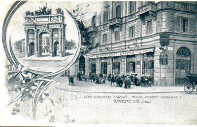 POSTAL PV09774: Caffe Ristorante Sport, Milan
