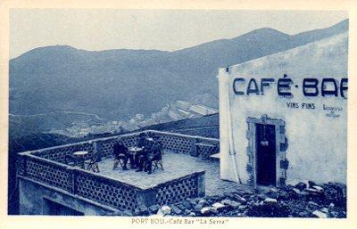 POSTAL PV09775: Cafe Bar La Serra en Port Bou