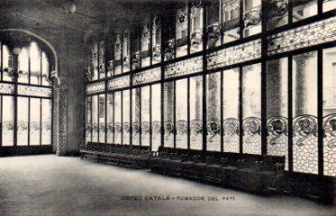 POSTAL PV09712: Orfeo Catala, Fumador del pati