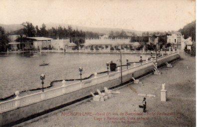 POSTAL PV09719: American Lake Gava Hotel Restaurante, vista general