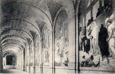 POSTAL PV09725: Claustro del Monasterio de El Escorial