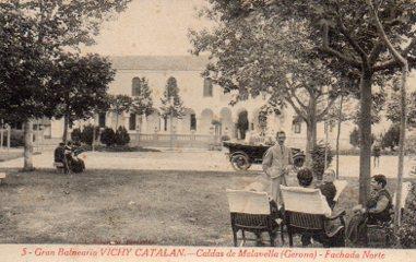POSTAL PV09815: Fachada Norte Gran Balneario Vichy Catalan, Caldas de Malavella