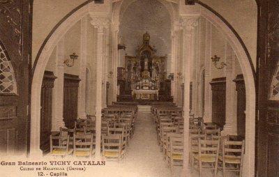 POSTAL PV09824: Capilla Gran Balneario Vichy Catalan, Caldas de Malavella